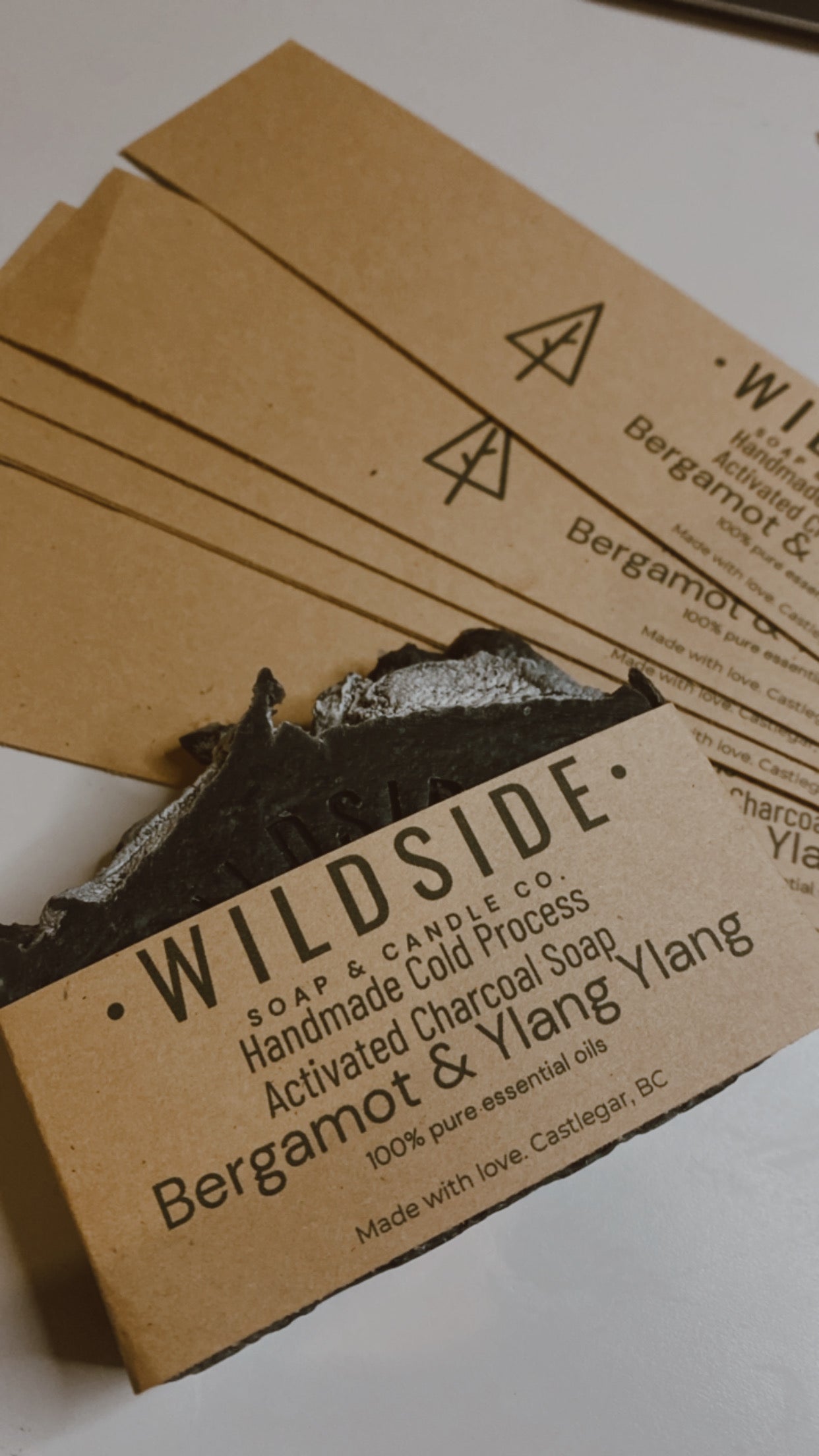 Cedarwood Bergamot & Ylang Ylang - Activated Charcoal Soap